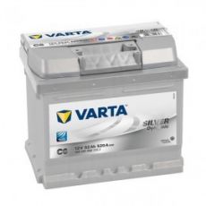 baterie VARTA TRIO SILVER dynamic 52 Ah (výška 175) C6 (207x175x175)